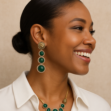 Green Earrings