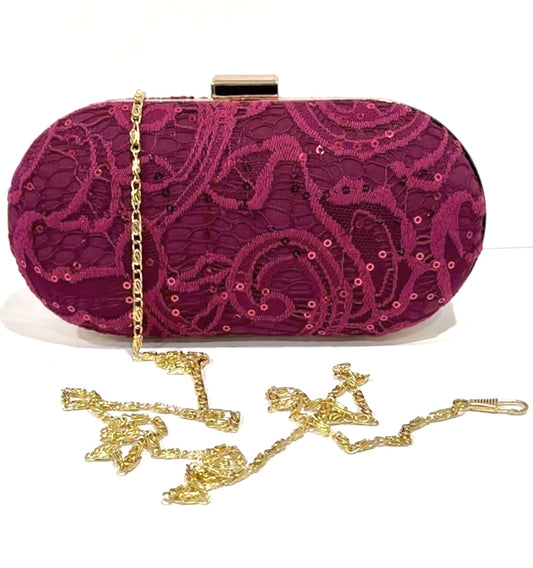 Ari Hot Pink Clutch