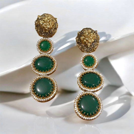 Green Earrings