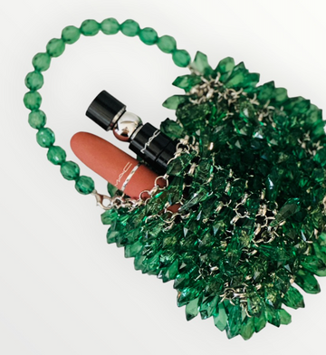 Green Bead Bag