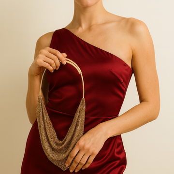Gold Mesh Bag