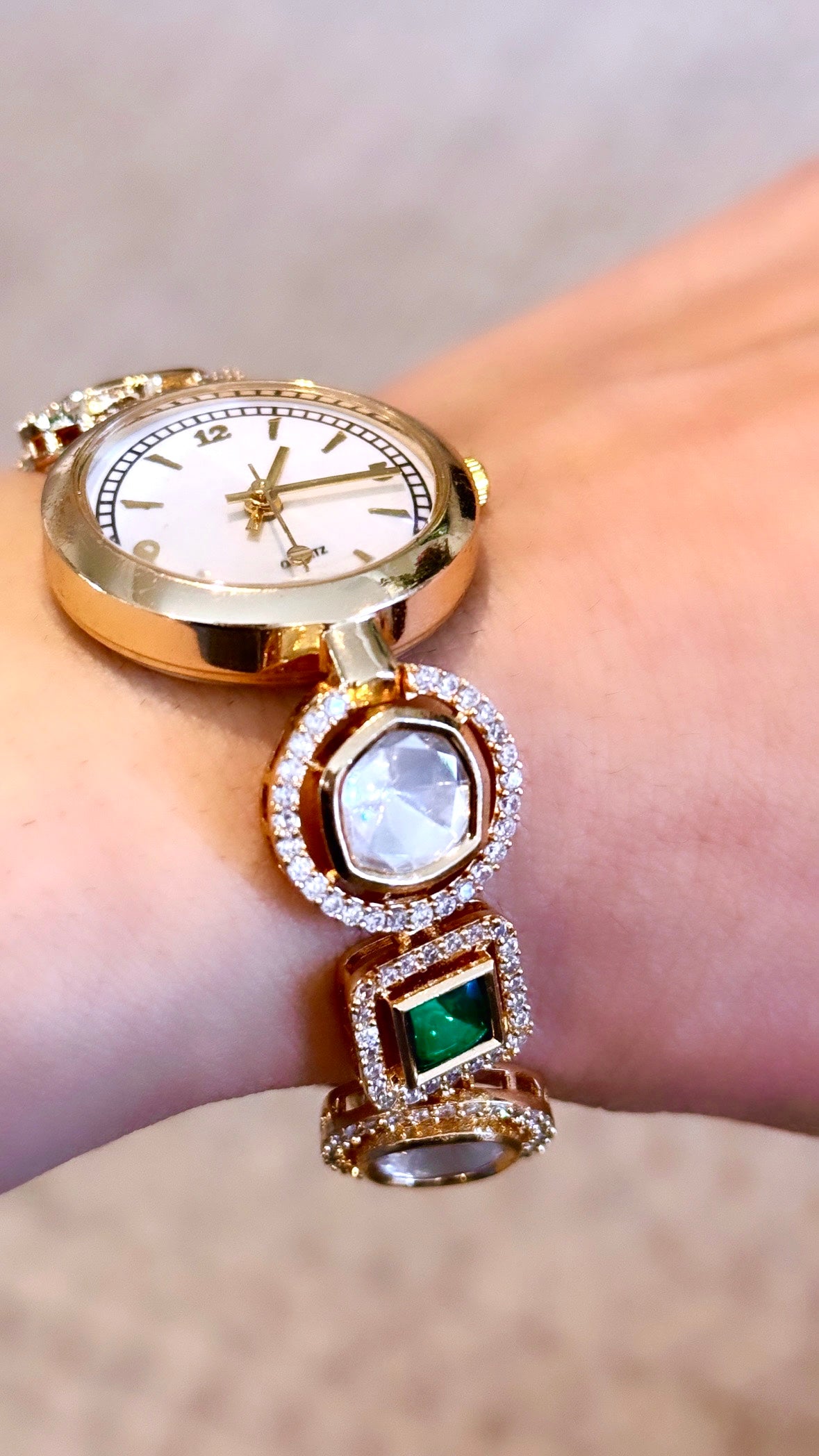 Crystal Watch Bracelet — alternate angle