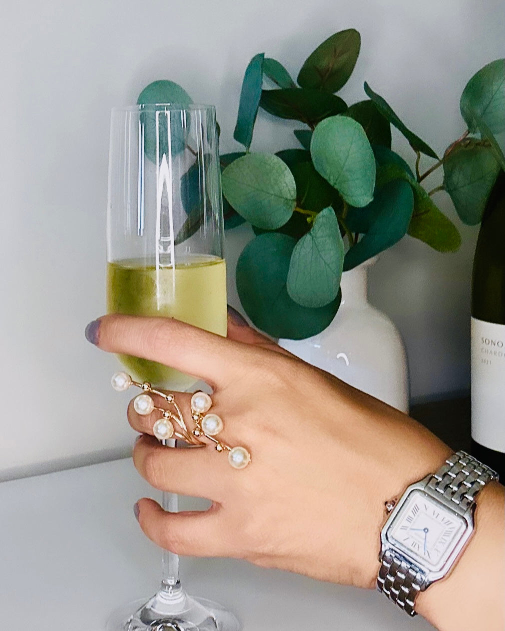 Maya Pearl Ring — alternate angle