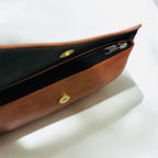 Beaded Leather Purse — styled view