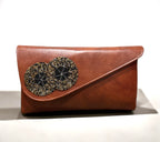 Beaded Leather Purse — alternate angle
