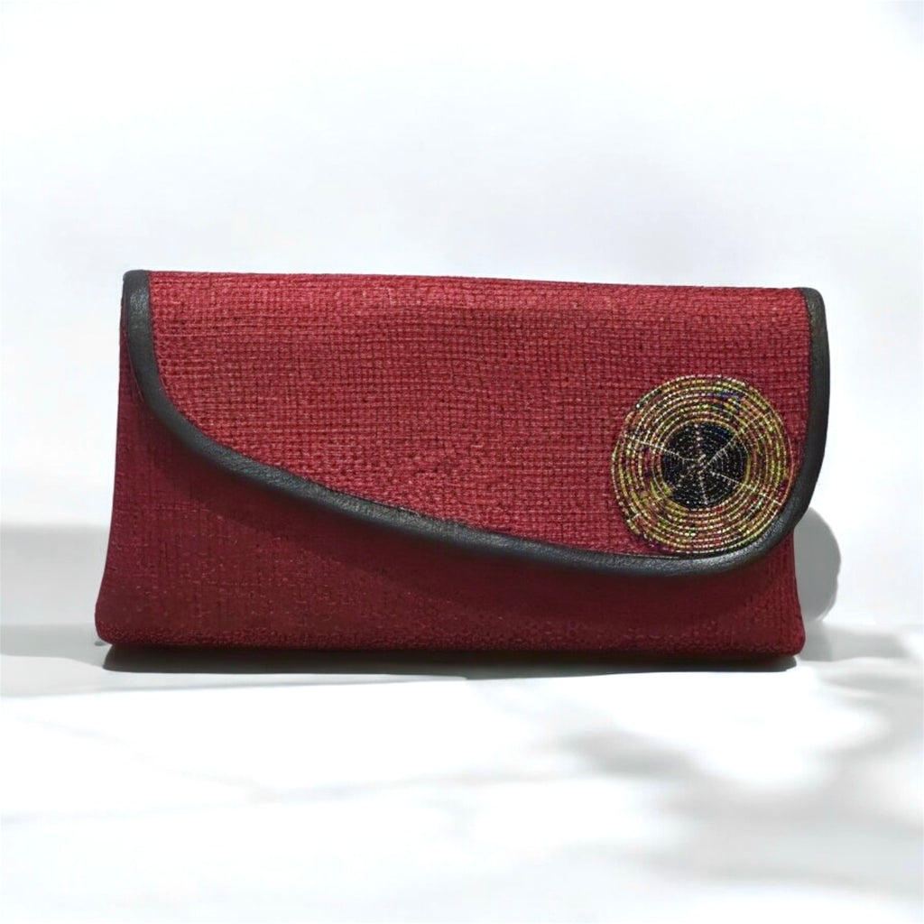 Burgundy Clutch — alternate angle