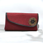 Burgundy Clutch — alternate angle