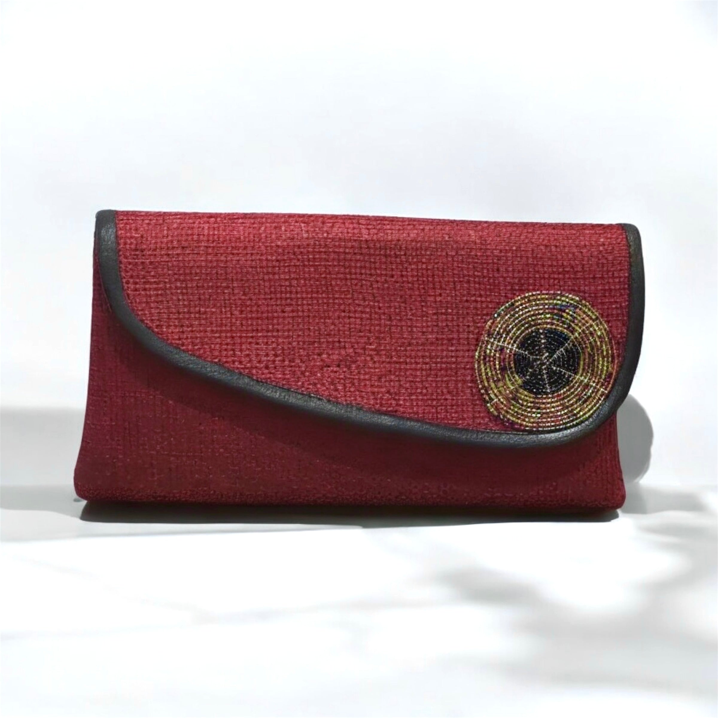 Burgundy Clutch — alternate angle