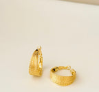 Dia Hoop Earrings — detail view