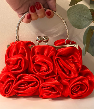 Floral Red Bag