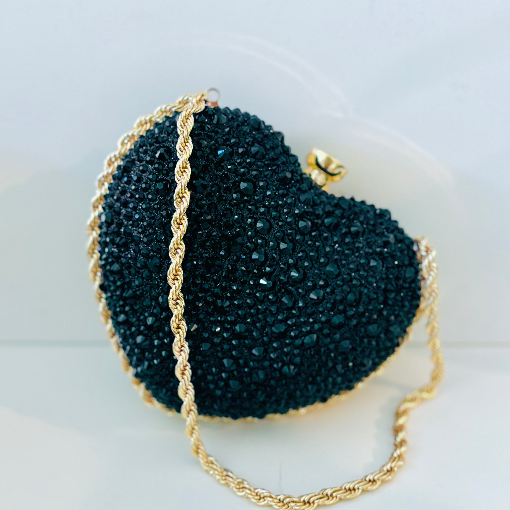 Black Heart Mini Purse