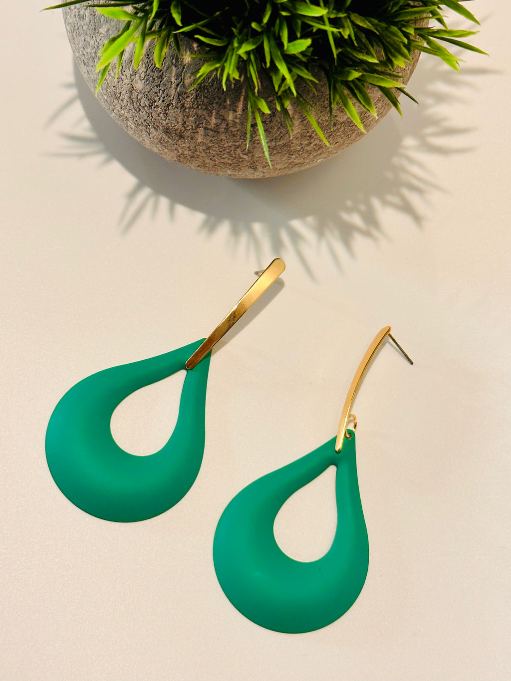 Turquoise Earrings — styled view