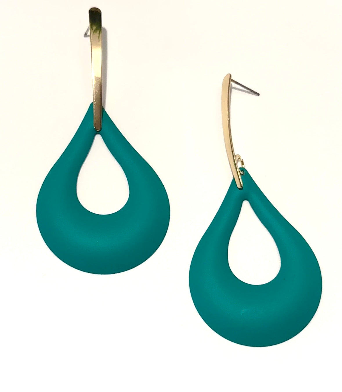 Turquoise Earrings — side view