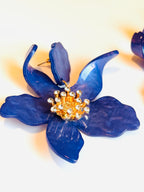 Sapphire Essence Earrings — detail view