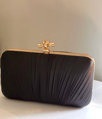 Ruched Radiance Clutch