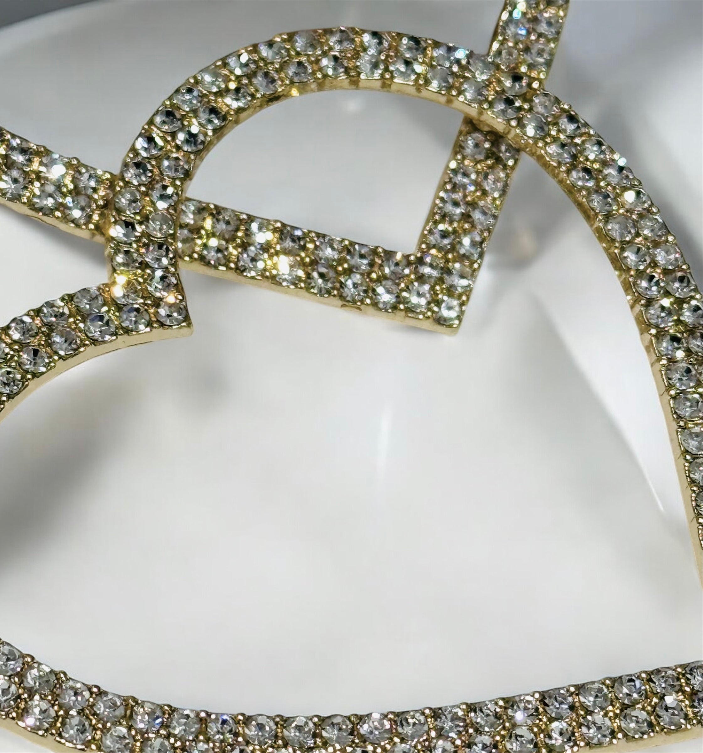 Heart Earrings — alternate angle