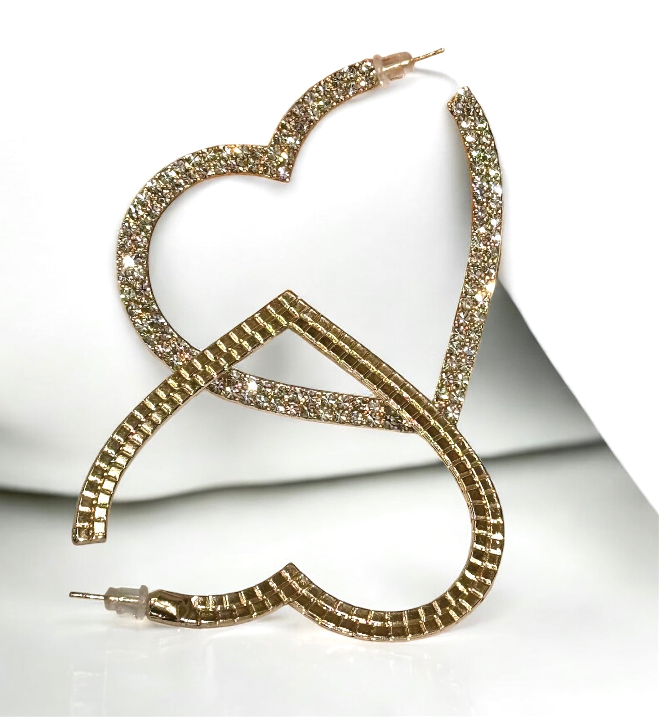 Heart Earrings — detail view