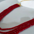 Red Onyx Necklace — alternate angle