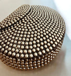 Silver Clutch Purse — styled view