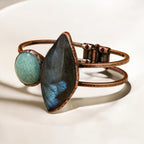 Labradorite bracelet — alternate angle