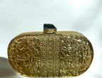 Green Bridal Clutch — close-up