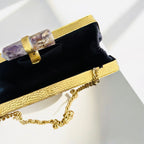 Mother of Pearl Clutch — styled view