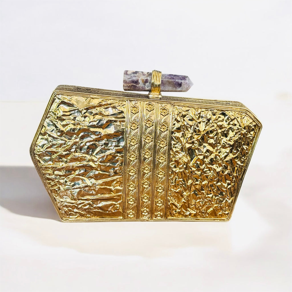 Mother of Pearl Clutch — close-up