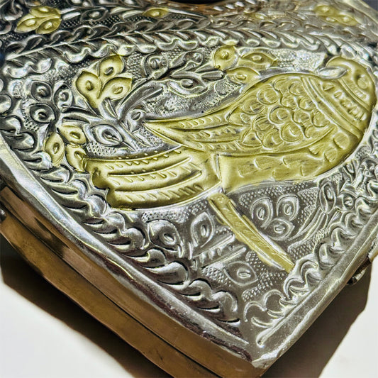 Handcrafted Two-Tone Clutch