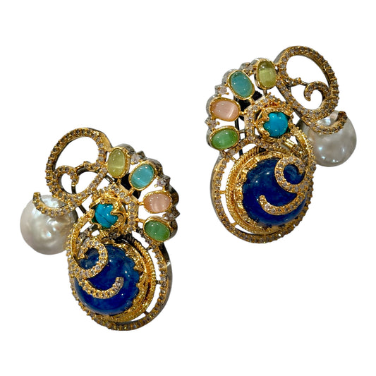 Multi color Stud Earrings