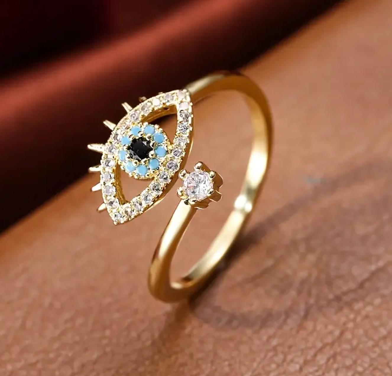 Evil Eye Ring — detail view