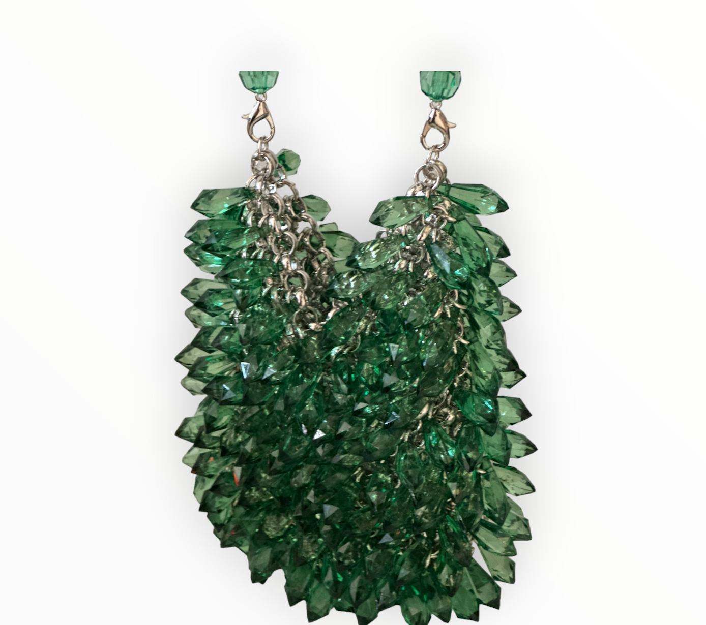 Green Bead Bag — detail view