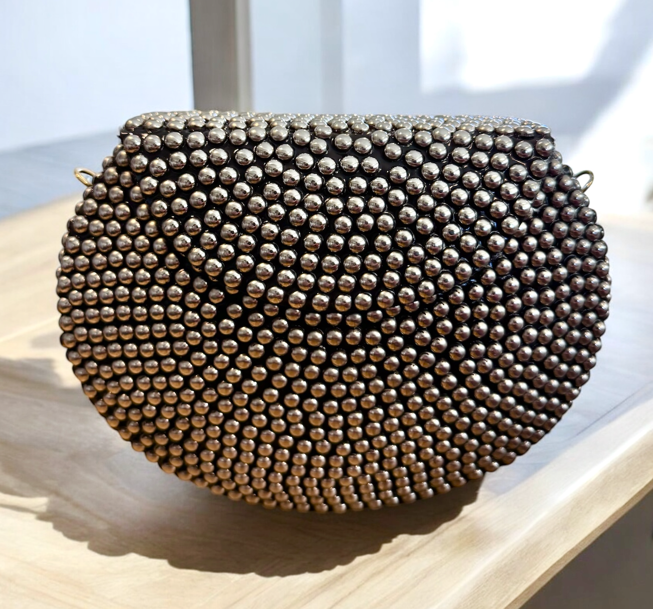 Silver Clutch Purse — alternate angle