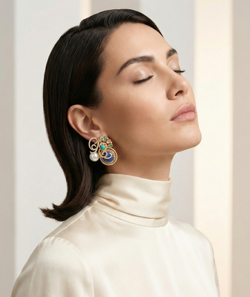 Multi color Stud Earrings