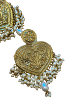 Heart Pearl Earrings — alternate angle