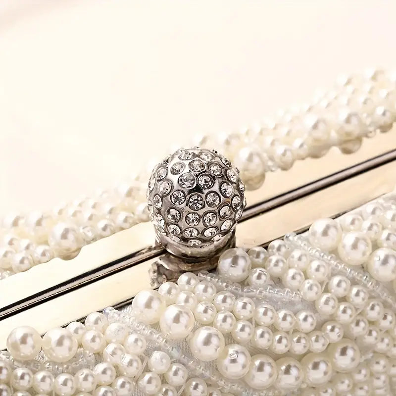 Pixie Pearl Clutch — detail view
