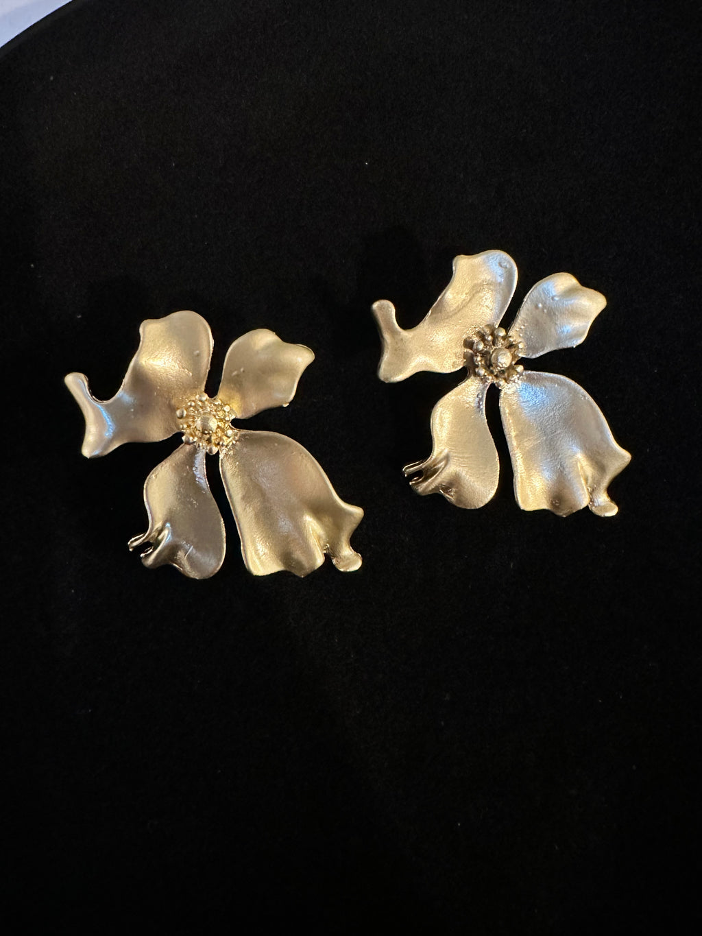 Floral Stud Earrings — alternate angle